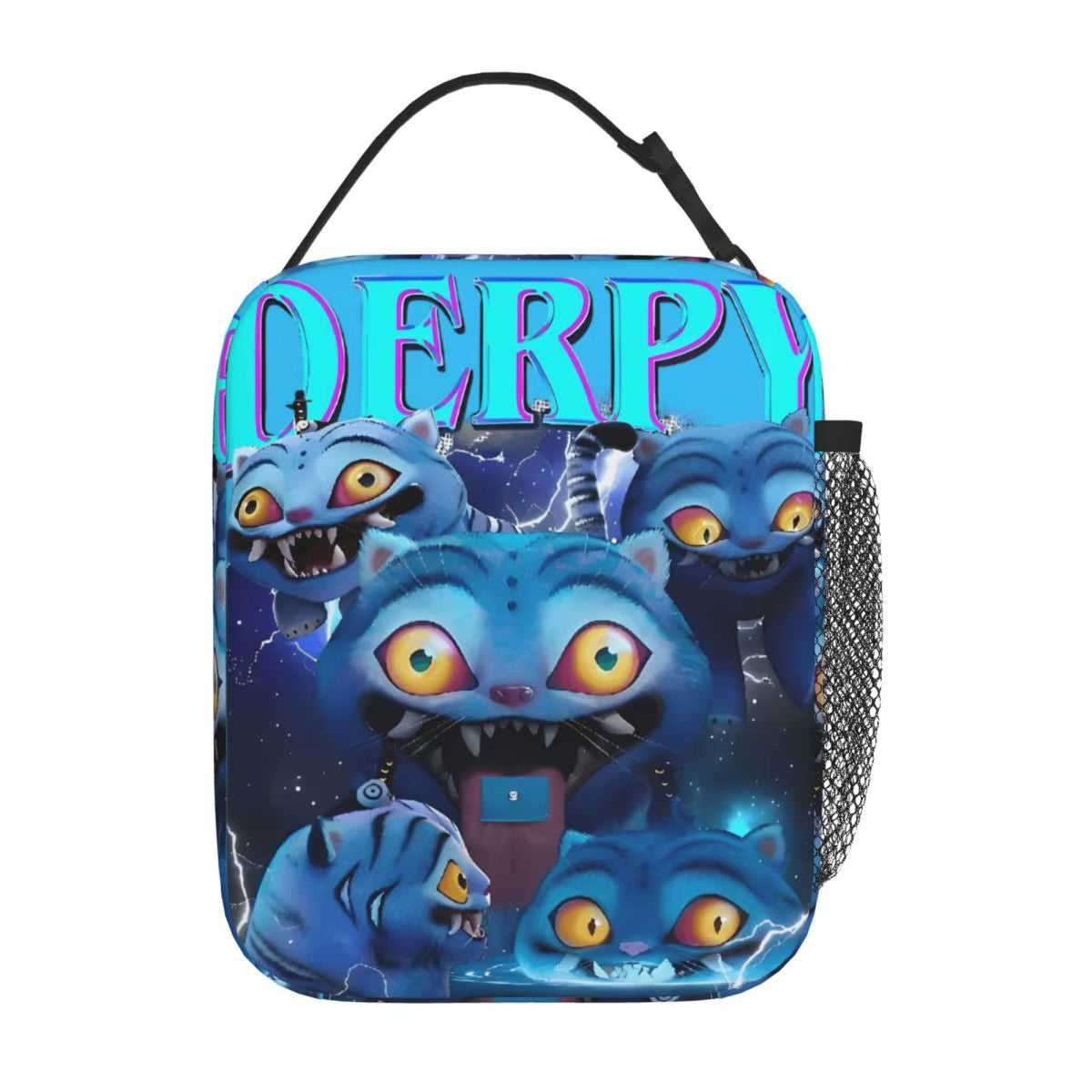 Kpop Demon Slayer Snack Attack Tote: The Ultimate Lunchbox for Anime Aficionados and Tiger Enthusiasts!