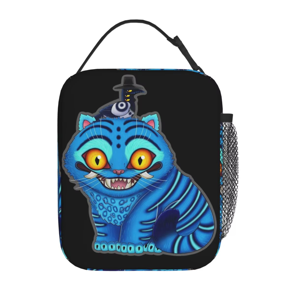 Kpop Demon Slayer Snack Attack Tote: The Ultimate Lunchbox for Anime Aficionados and Tiger Enthusiasts!