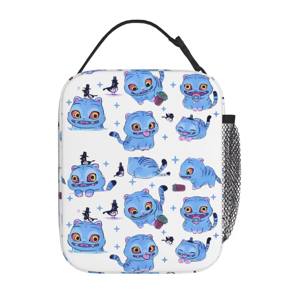 Kpop Demon Slayer Snack Attack Tote: The Ultimate Lunchbox for Anime Aficionados and Tiger Enthusiasts!