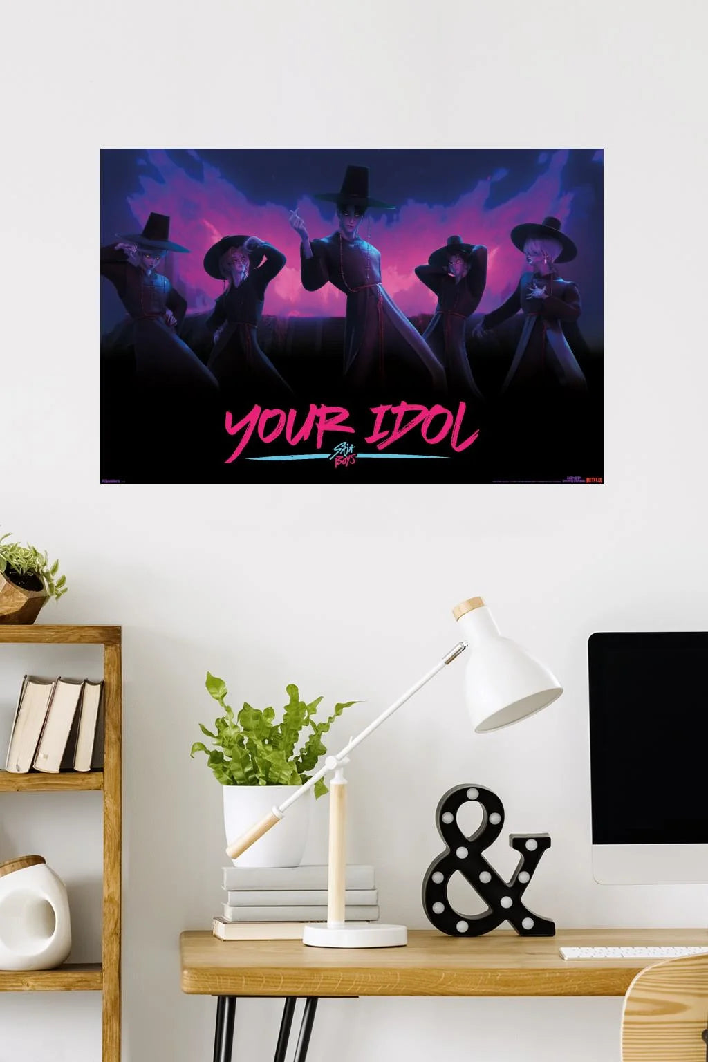 Netflix Kpop Demon Hunters (2025) - Saja Boys Demon Dance Wall Poster, 22.375" X 34"