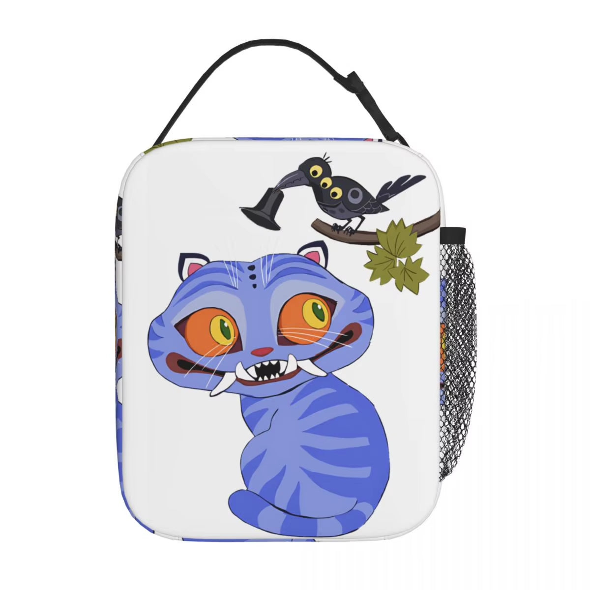 Kpop Demon Slayer Snack Attack Tote: The Ultimate Lunchbox for Anime Aficionados and Tiger Enthusiasts!