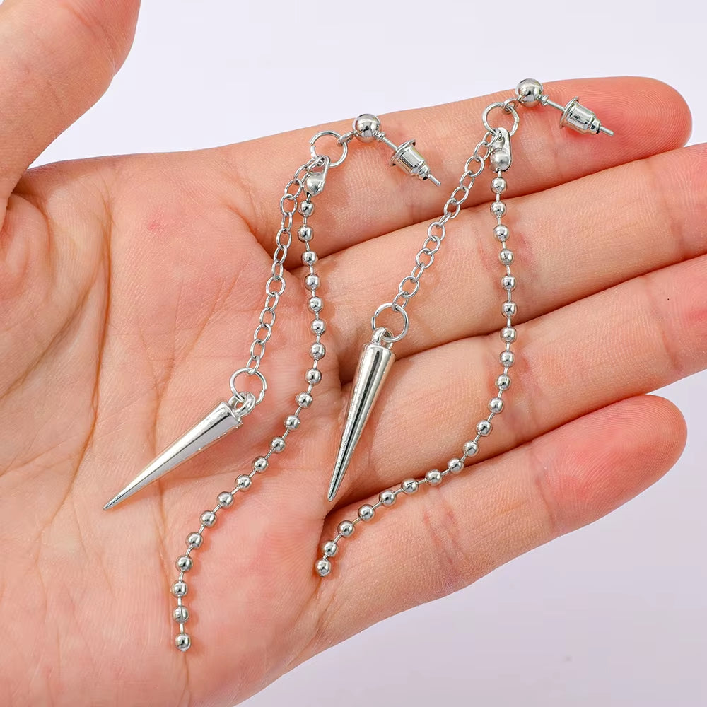 K-Pop Demon Hunters Jewelry,Mira Earrings,Brincos Mira-K-Pop Caçadores De Demô Nios-Cosplay,Kpop Gemstone Collar,Hunter Fan Gift