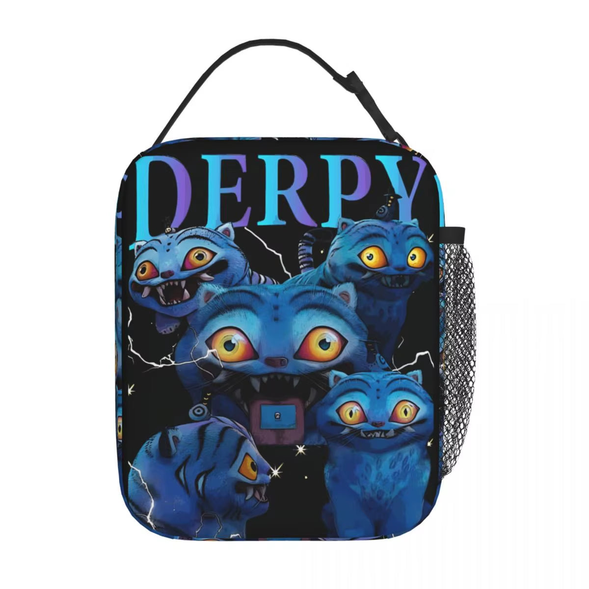 Kpop Demon Slayer Snack Attack Tote: The Ultimate Lunchbox for Anime Aficionados and Tiger Enthusiasts!